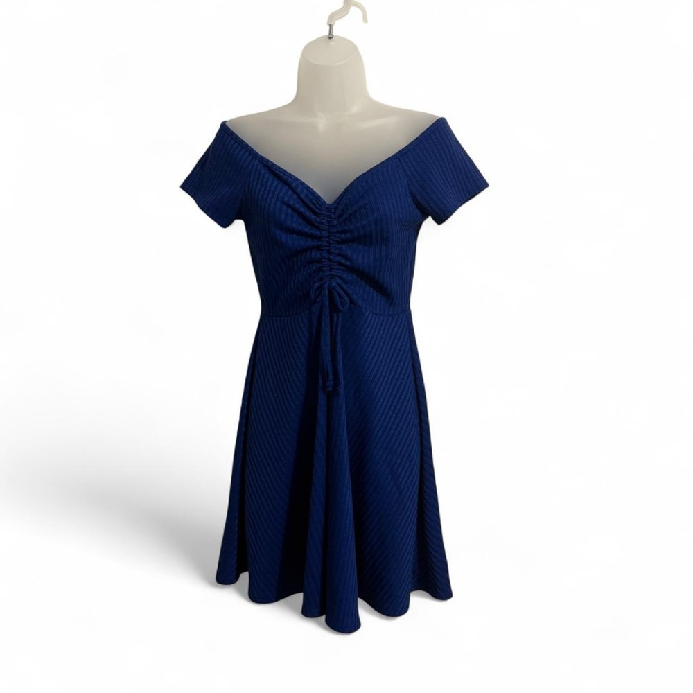 Rolla Coster Navy Ruched Mini Dress